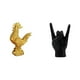 thumbnail image 1 of Figura De Pollo, Decoración Feng Shui, Estatua De Gallo, Escultura Para Cumpleaños, Aniversarios, Inauguración De La Casa, Estatua De Roca Con Gesto De La Mano, Escultura Creativa De Dedo, 1 of 8
