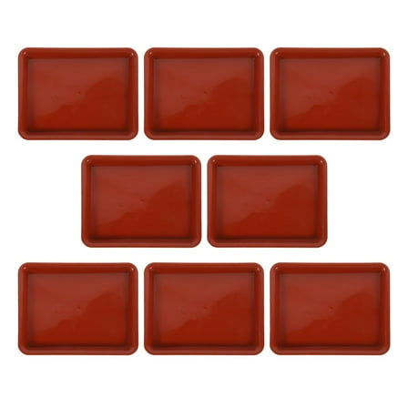 MLINS  8 Pcs Plant Pot Tray Plates to Catch Water Indoor Plants Large Saucers