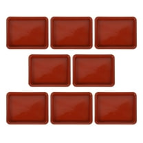 MLINS 8 Pcs Plant Pot Tray Plates to Catch Water Indoor Plants Large Saucers