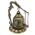 thumbnail image 4 of Dragon Fengshui Bell Good Luck />  Package Bless for Home Desk Decor Buddha head, 4 of 5