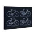 thumbnail image 3 of Stupell Industries Traditional Bicycle Styles Diagram Transportation Painting Wrapped Canvas Canvas Art Print Wall Art, 24 x 16, 3 of 7
