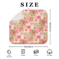 thumbnail image 4 of Pioneer Flower Floral Print Pattern Kitchen Dish Drying Mat 1 Pack, Ultra Absorbent Microfiber Drainer Mat, 16"x18", 4 of 6