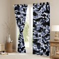 thumbnail image 3 of jejeloiu Camo Blackout Curtains Set of 2 (52x84 Each),Rustic Camo Window Curtains,Deepblue Camouflage Curtains and Drapes For Boys Kids,Microfiber Bedroom Decor, 3 of 6