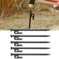 thumbnail image 4 of Canopy Stakes, Easy Penetration Multi Function Tents Stakes 5 Pieces  For Tents 20cm, 4 of 8