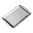 thumbnail image 4 of WeiLaiKeQi Stainless Steel Food Serving Tray Rectangle Dinner Plate for Kitchen Parties 22cmx14cm, 4 of 9
