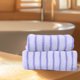 thumbnail image 5 of Accesorios de baño Juego de toallas de lino suave de 2 piezas, 1 toalla de baño y 1 toallita. Toallas para baño. Juego de toallas para adultos, muy absorbentes., 5 of 6