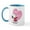 White/Blue Inside, variant on CafePress - Snoopy Hugs And Kisses Mug - 11 oz Ceramic Mug - Novelty Coffee Tea Cup