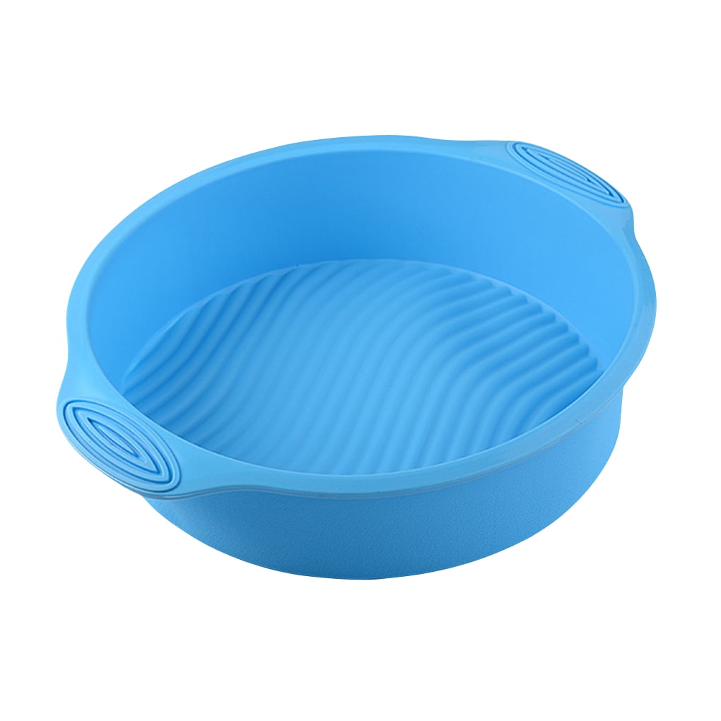 6/8/10" Round Shape Silicone Mold DIY Pastry Cake Pan Muffin Baking Tray Tool 
