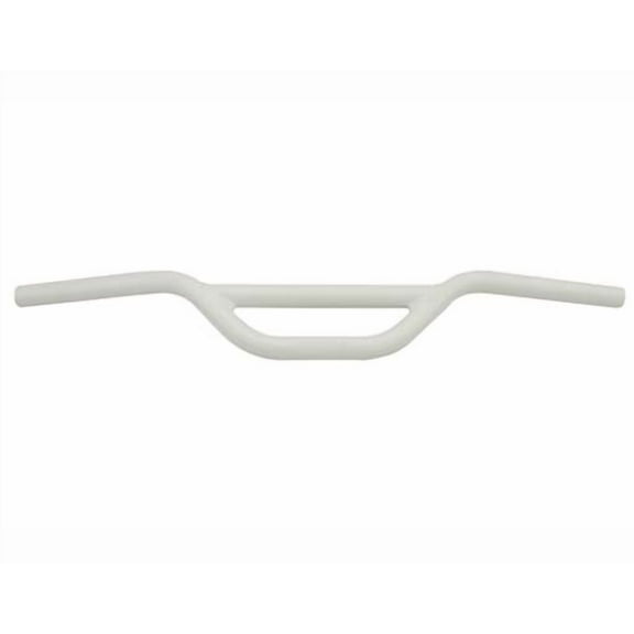 Handlebar 877A Alloy 22.2mm White. Bike handle bar, bicycle handle bar, handlebar, bmx handle bar, track, fixie