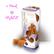 Royal Belgian Chocolate Thins - Caramel & Sea Salt 4.4oz-2 Pack