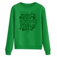 thumbnail image 2 of Aayomet Womens Fall Fashion 2023 Womens Sweatshirts Lined 1/2 Zipper Collar Pullover Sweatshirts Long Sleeve Crop Tops Sweater Thumb Hole,Green XXL, 2 of 4