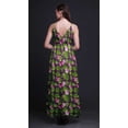thumbnail image 2 of Bimba Floral Ladies Long Floral PrintÂ&nbsp;Dress Spaghetti Strap V Neck Maxi Beach Wear-XXX-Large, 2 of 4