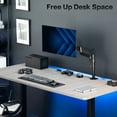 thumbnail image 3 of VIVO Black Single Monitor Arm Sit-Stand Desk Mount for Computer Screen up to 32", 3 of 9