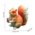 thumbnail image 3 of Cute Simulation Squirrel Resin Flower Pot Miniature Landscaping Decoration Garden Pets Small Squirrel Decoration, 3 of 3