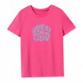 thumbnail image 3 of Camiseta de manga corta para mujer con cuello redondo para desplazamientos a la calle y a la playa XL, 3 of 8