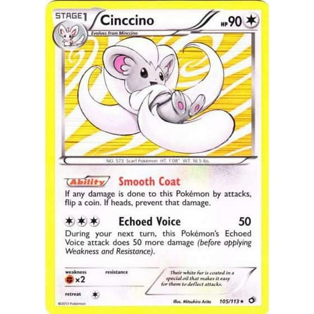Pokemon Legendary Treasures Cinccino #105