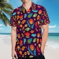 thumbnail image 5 of High Quality Hawaiian Shirts for Men Short Sleeve Aloha Beach Shirt Floral Summer Casual Button Down Shirts Blouses EUBUZF, 5 of 7