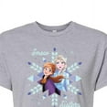 thumbnail image 3 of Disney Frozen 2 - Snow Sisters - Juniors Cropped Cotton Blend T-Shirt, 3 of 5