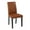 Brown, variant on VECELO Set of 2 Dining Chairs, Upholstered Linen Fabric Dining Room Chair with High Back, Modern Parsons Chair for Kitchen, Beige