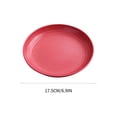 thumbnail image 3 of wycnly Home Accessories Retro Round Plastic Serving Plate 8 Inch Snack Tray for Fruit Cake Dessert Appetizer, 3 of 4