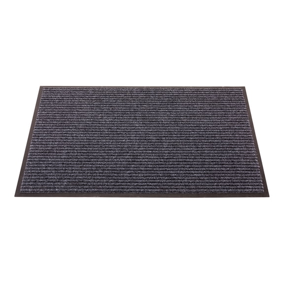 Comfy Feet Gray Carpet Floor Mat - Ribbed - 36" x 24" - 1 count box