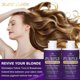 thumbnail image 4 of 2025 Purple Shampoo and Conditioner Set - Sulfate Free - for Silver Blonde Platinum Hair - Removes Yellow & Brass tones - Grey Highlighted Hair - Nour, 4 of 5
