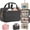 Black, variant on Travel Toiletry Bags, Portable Travel Bag with Hanging Hook for Women, Waterproof and Hanging Makeup Bag Travel Organizer Accessories for Travel Essentials