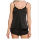 thumbnail image 2 of Sexy Women Pajamas Sets Sleepwear For Female Spaghetti Sleeveless Tops+Shorts Home Suit Summer Cami V-Neck Sleepwear Women, 2 of 4