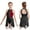 Black&Burgundy, variant on Kids Girls Figure Ice Skating Dress Sleeveless Ballet Dance Gymnastic Tutu Leotard Performance Competition Costume Coffee 10