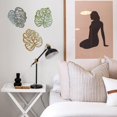 thumbnail image 4 of Decoración de pared ULIOMU, diseño tropical, madera de hojas de palmera, 3 piezas, 4 of 7