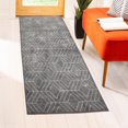 thumbnail image 2 of Tapis imprimé Malika gris 2x5 pi, 2 of 5