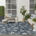 thumbnail image 4 of Nourison Garden Oasis Indoor/Outdoor Navy 8' x 10' Area Rug (8x10), 4 of 9