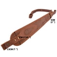 thumbnail image 2 of Cow Hide Leather Rifle and Shotgun Sling Hunting Belt Shoulder Strap Handmade, 2 of 15