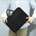 thumbnail image 5 of Usloyux Under $5 Thin Laptop Briefcase, Slim Tablet Bag for Business, Office, Student, Multi Layer Storage, Lightweight Document Bag, Professional Work Bag, Commuter, 5 of 6