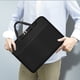 thumbnail image 5 of Bolso fino para portátil, maletín para reuniones de negocios, bolso de almacenamiento para tableta multicapa a la moda para estudiantes, almacenamiento de tela, 5 of 6