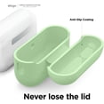 thumbnail image 4 of elago Silicone Case for Apple AirPods Pro 2nd Generation Case Cover (2022), Protective Case, Front LED Visible, Supports Wireless Charging [Pastel Green], 4 of 5