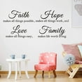 thumbnail image 7 of ‎TACYKIBD 3 Sheets Vinyl Wall Quote Stickers Love Family Inspirational Wall Stickers Motivational Wall Decals Bible Verse Inspirational Sayings for Home Wall Decorations (Classical Style), 7 of 7