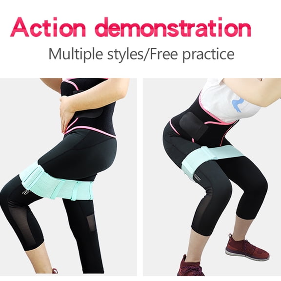 YUNLIGHTS Heavy-Duty Green Resistance Hip Band for Home Workouts and Outdoor Fitness Training