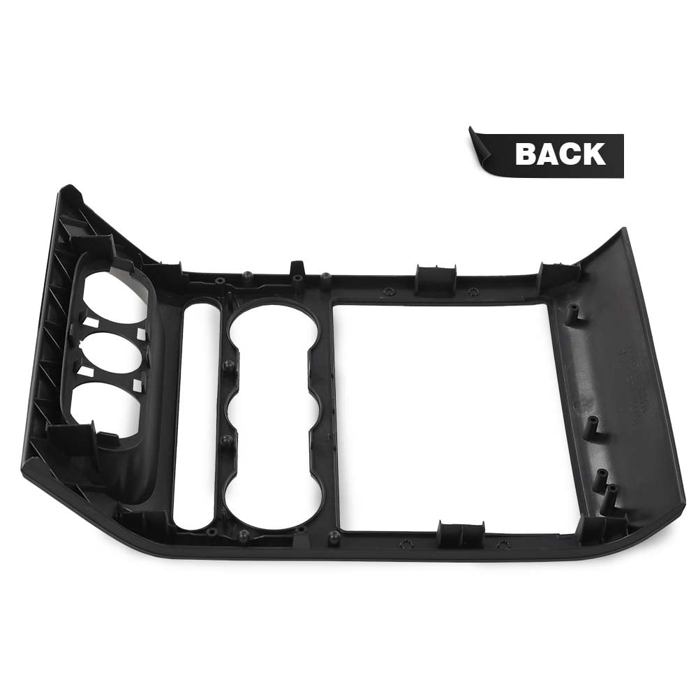 PIT66 Dash Radio Bezel Center Trim Panel Cover Fit for 2004-2008 Ford F150 4L3Z-1504302-AAA Black