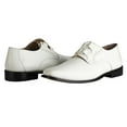 thumbnail image 4 of LIBERTYZENO Men's Classic Formal Oxford Shoes Lace up Leather Dress Shoes, White, 4 of 8