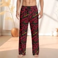 thumbnail image 4 of Angala Casual Printed Pants Everyday Fashionable Trousers For Daily Wear Comfortable And Stylish Elastic Waist Soft Fabric Stylish Beautiful Women's Casual Pants, 4 of 5