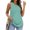 Green, variant on Sunshuilll Loose Fit V-Neck Sleeveless Tank Tops, Women's