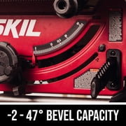 SKIL TS6307-00 15 Amp Corded 10 Inch Table Saw with Foliding Stand, and 4X4 Cutting Capacity