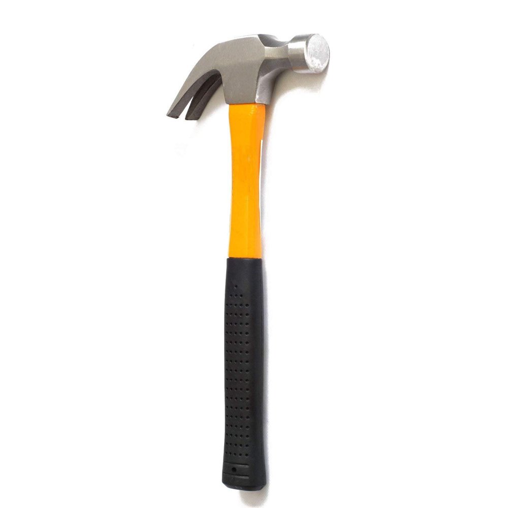 16oz Rip Claw Hammer Fiberglass Handle Construction Work Carpenter by