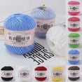 thumbnail image 5 of AJKSFHIU Lace Thread,Skein Yarn,DIY Woven Mercerized Cotton Yarn,Threads Crochet Lace Hand Knitting Yarn Embroidery Arts Crafts,Baby Fine Thread Crochet Yarn, 5 of 8