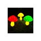 thumbnail image 2 of Guirnalda de luces solares con forma de seta, iluminación automática, 8 modos, blanco cálido, IP65, impermeable, decoración de jardín (1 paquete de 3 setas), 2 of 5