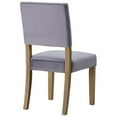 thumbnail image 4 of Modway Oblige Dining Chair Wood Set of 4 in Gray, 4 of 6