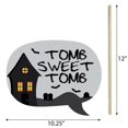 thumbnail image 3 of Big Dot of Happiness Funny Graveyard Tombstones - Halloween Party Photo Booth Props Kit - 10 Piece, 3 of 6