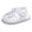 White, variant on Duqingm Sandals for Girls Toddler Classic Fisherman Sandals Girls Closed Toe Water Pool Beach Sandal Naturally Splay Pink,5.5