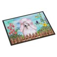 thumbnail image 1 of Carolines Treasures CK1279MAT Tapis d'Intérieur Ou d'Extérieur à Ressort Standard Blanc - 18 x 27 Po., 1 of 4